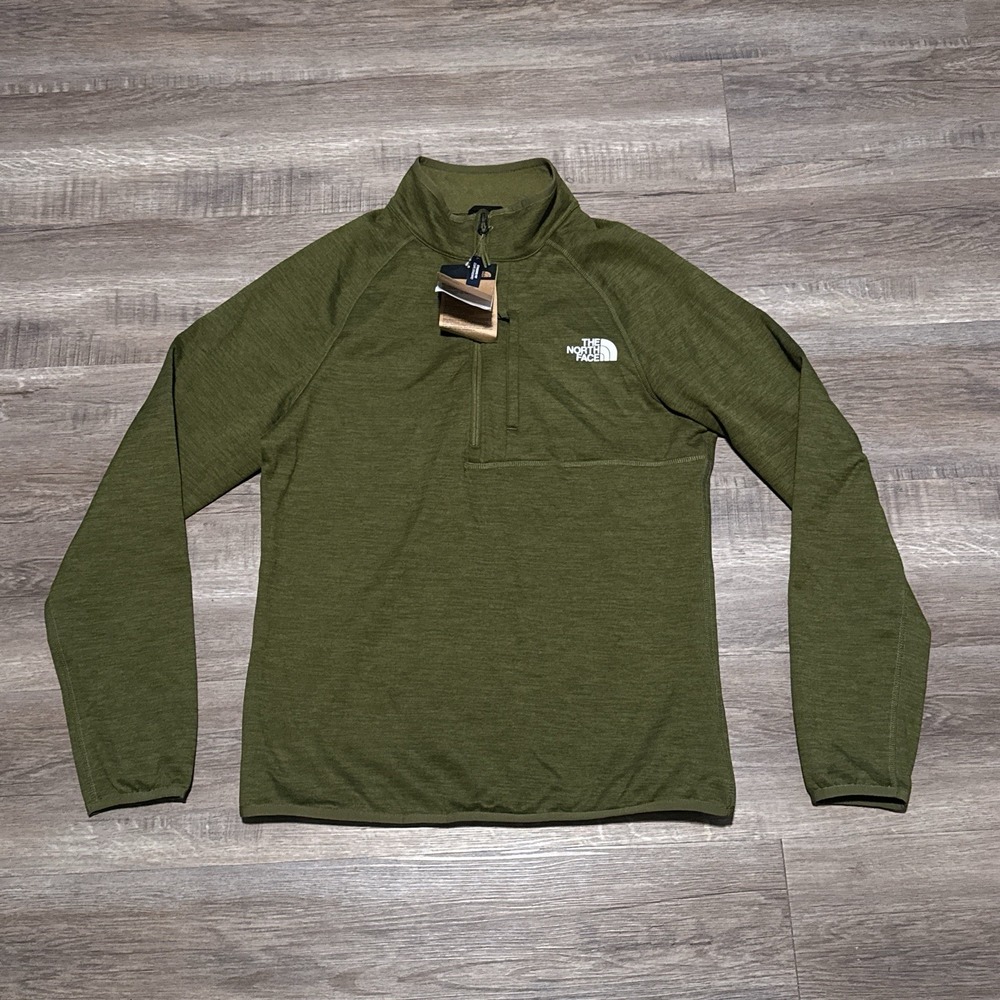 NEW The North Face Canyonlands 1/2 Zip Jacket Forest Olive Men's Size Small